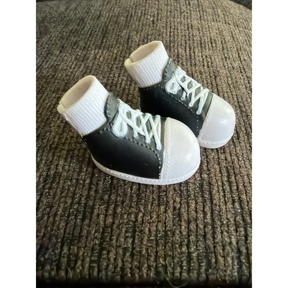 Lalaloopsy Oh No Scary Monster Boy Replacement Shoes Black High Top Accessories